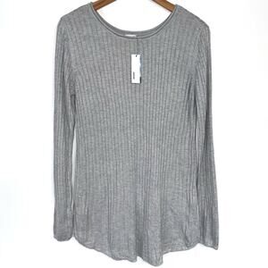 NWT Garage Semi-Fitted Sweater Tunic in Moonlight Melange Size Large